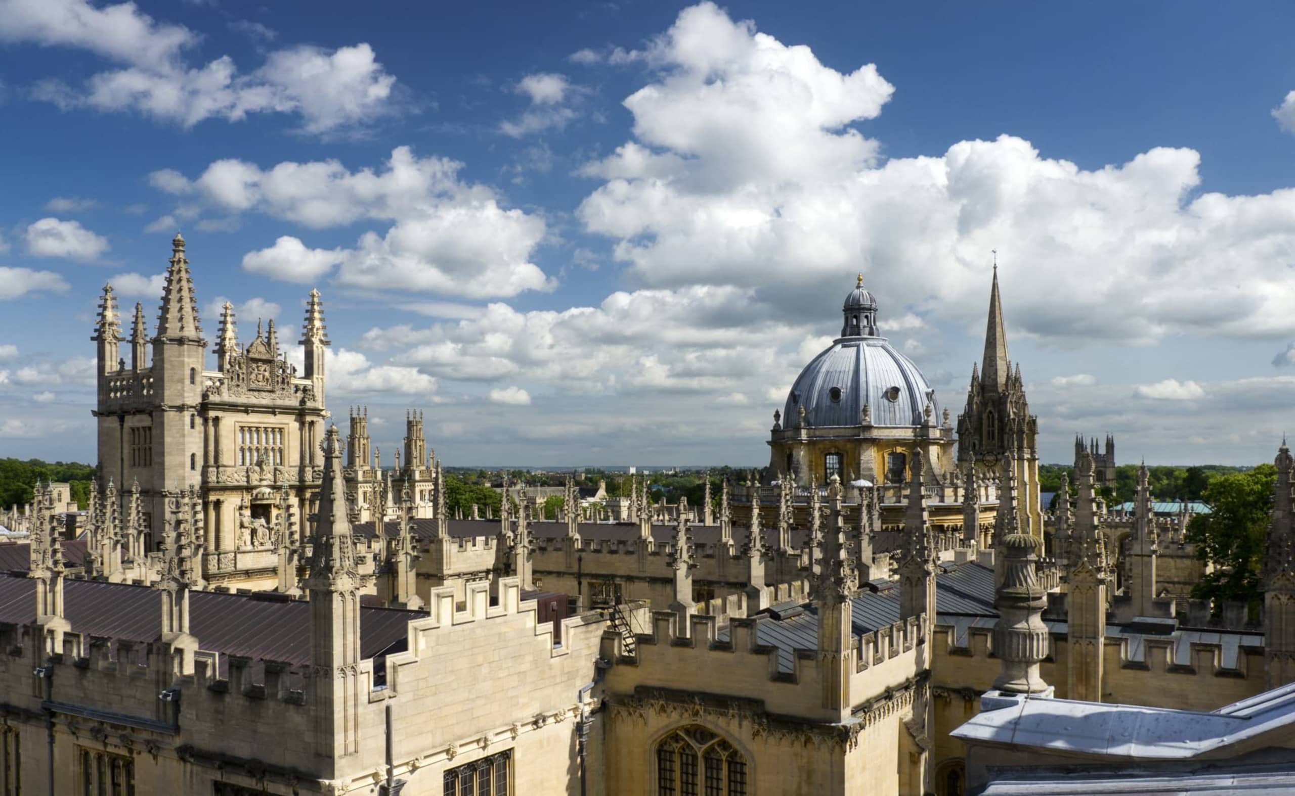 View over Domes and Spires of Oxford,UK