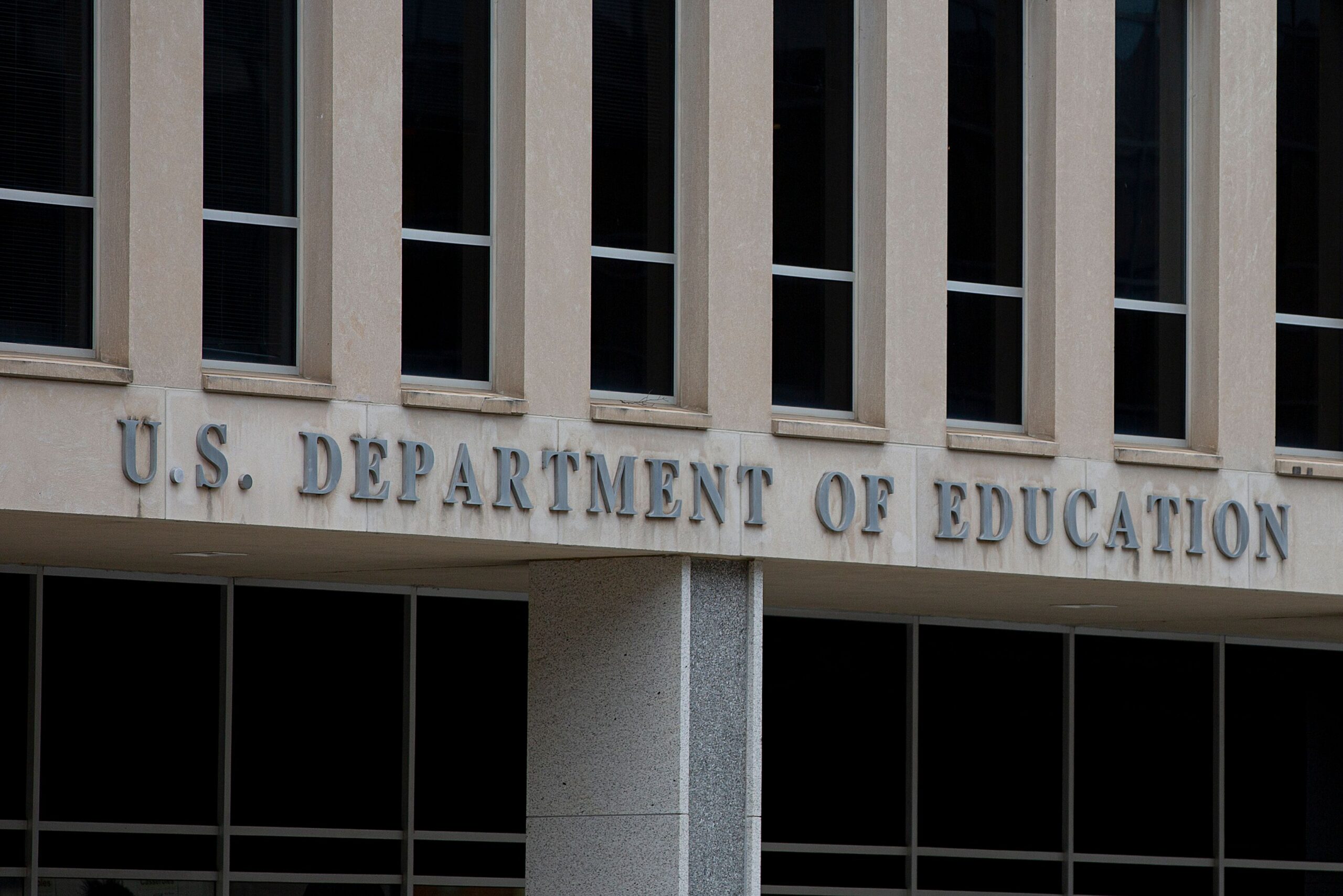 The US Department of Education building building is seen in Washington, DC, on July 22, 2019.