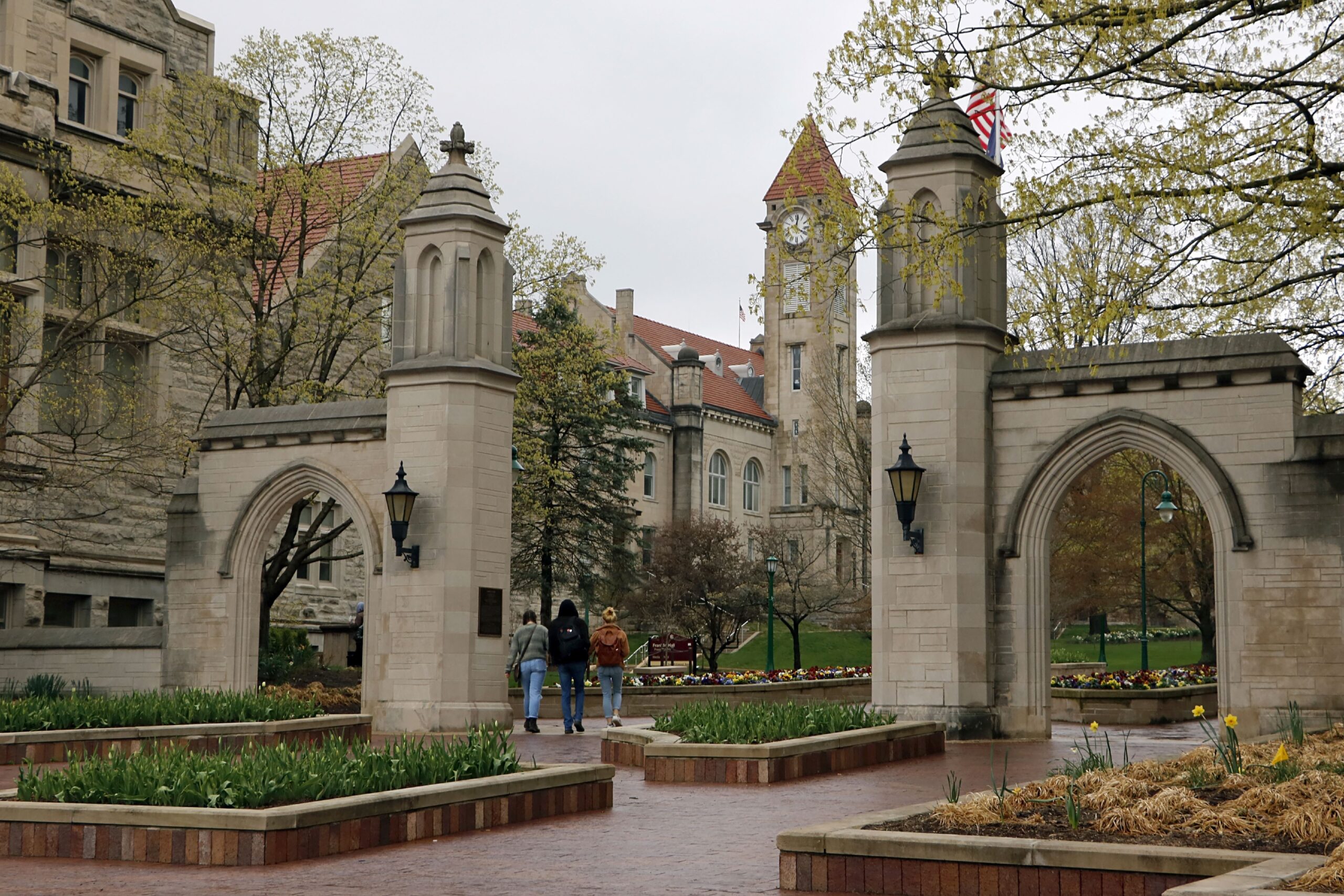 Early spring campus scene at Indiana University in Bloomington Indiana. (Photo by: Don &amp; Melinda Crawford/Education Images/Universal Images Group via Getty Images)