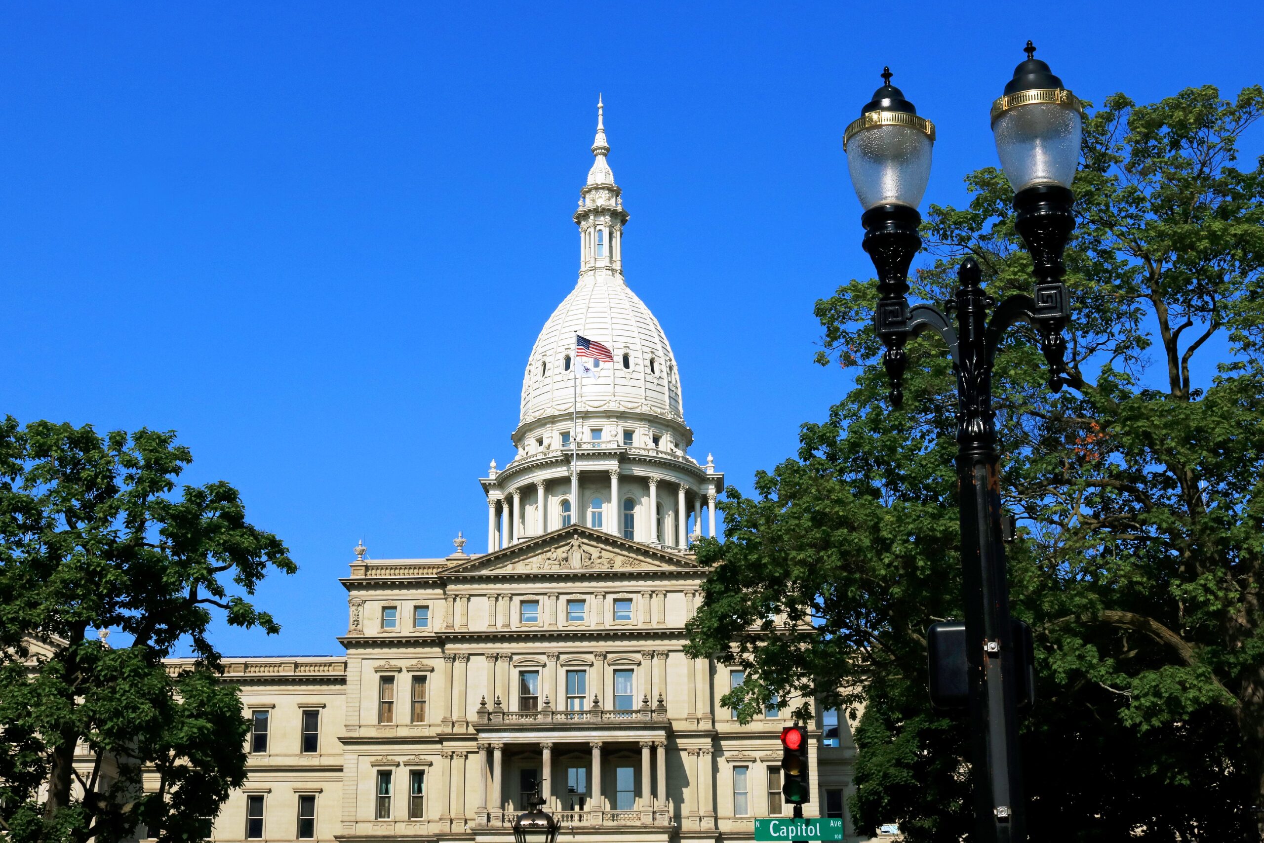 Photo of Michigan State Capitol Building in Lansing.