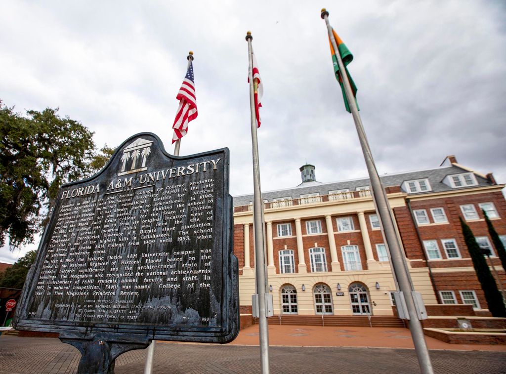 A view of Florida A&M University, a public and historically black university, in Tallahassee, Florida, on Monday, December 14, 2020. (Daniel A. Varela/Miami Herald/Tribune News Service via Getty Images)