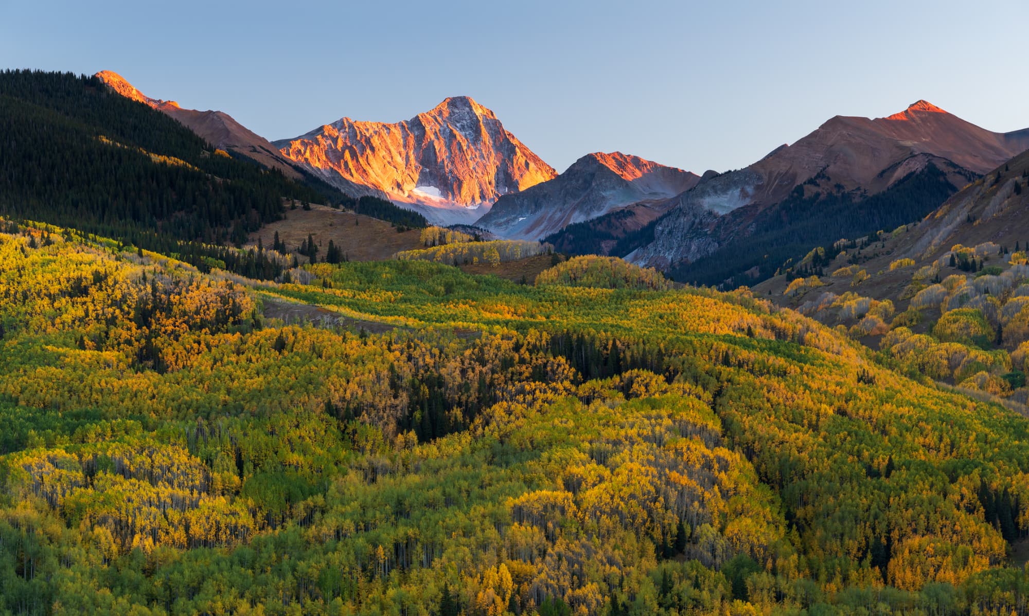 Sunset At Capital Peak