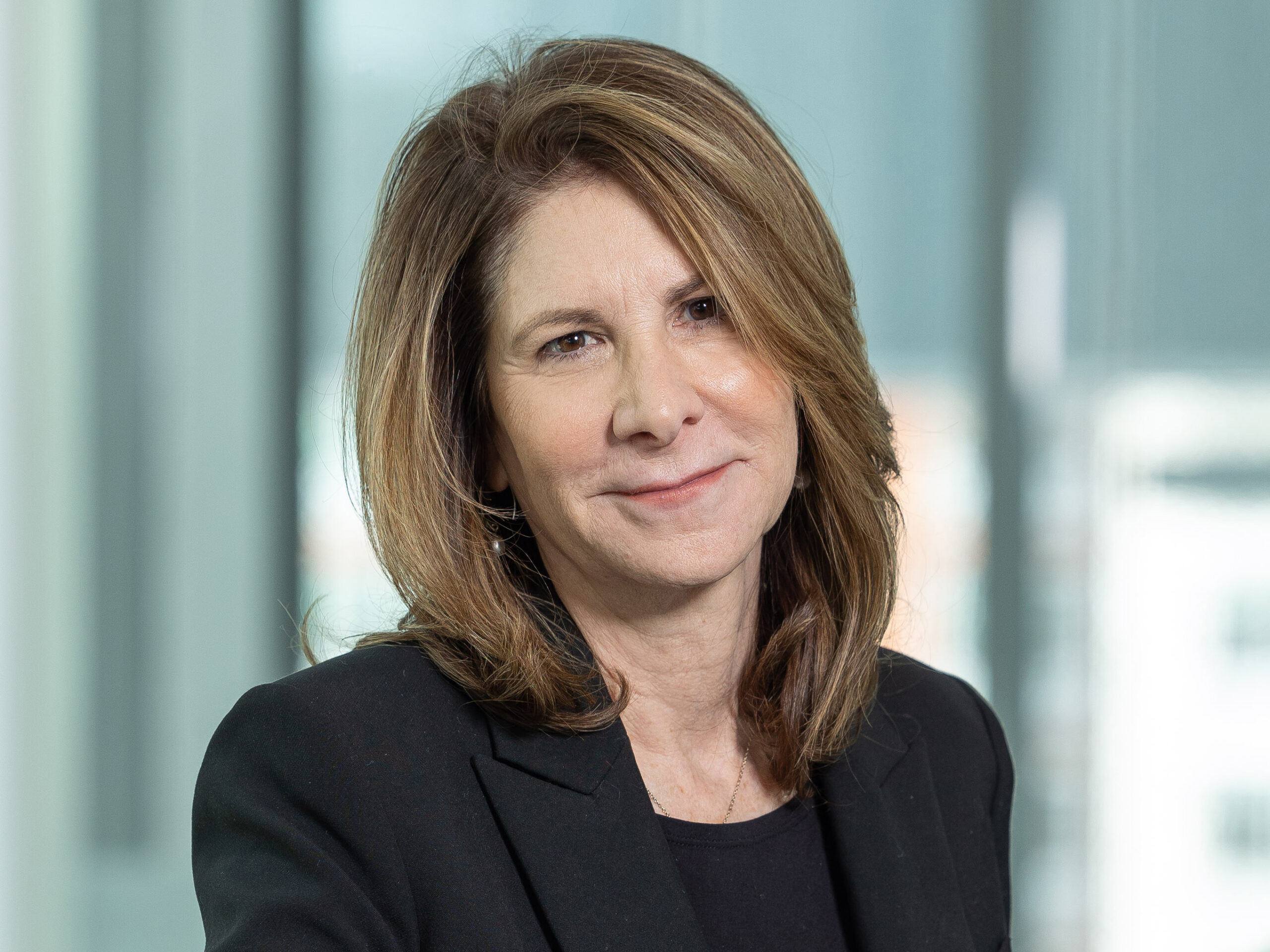 Portrait of NYU’s incoming president, Linda Mills. She will be the 17th president of NYU.