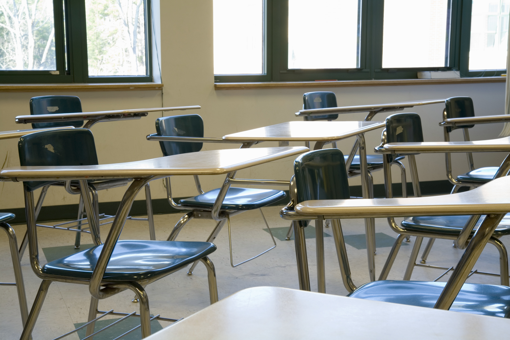 An empty classroom