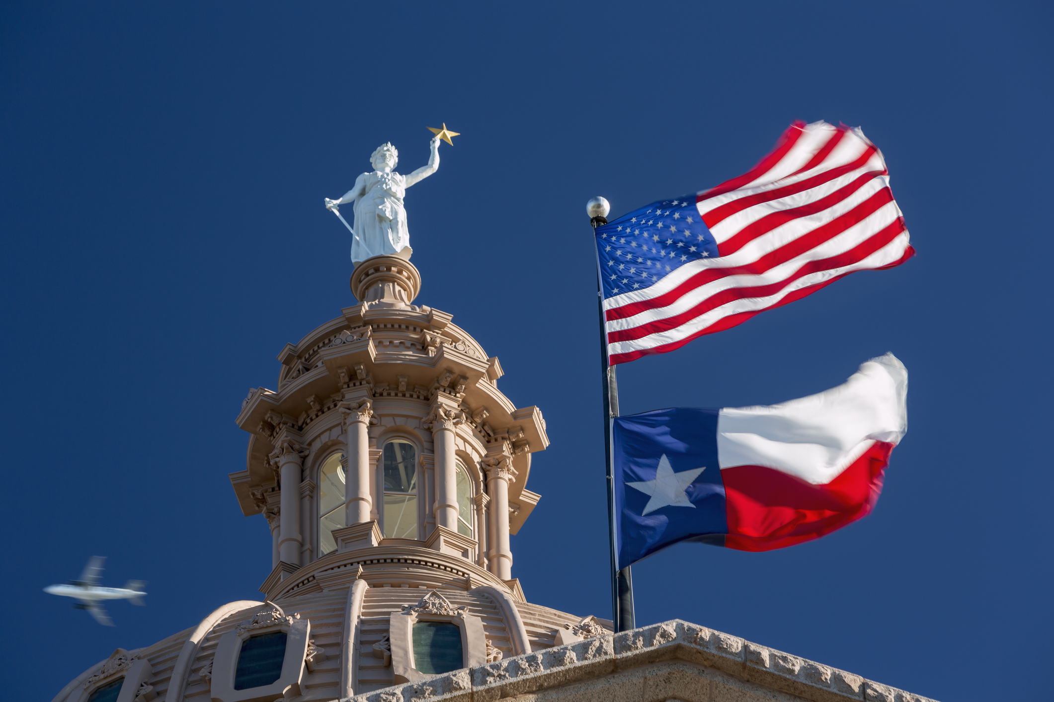 The Texas State Capitol Building in Austin, Texas.