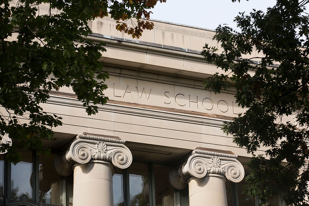 Langdell Hall Library on the campus of Harvard Law School in Cambridge, MA. Harvard Law School is the oldest continually-operating law school in the United States and is home to the largest academic law library in the world. (Photo by Brooks Kraft LLC/Corbis via Getty Images)