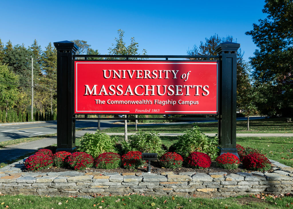 NORTH AMHERST, AMHERST, MASSACHUSETTS, UNITED STATES - 2019/10/19: University of Massachusetts at Amherst. (Photo by John Greim/LightRocket via Getty Images)