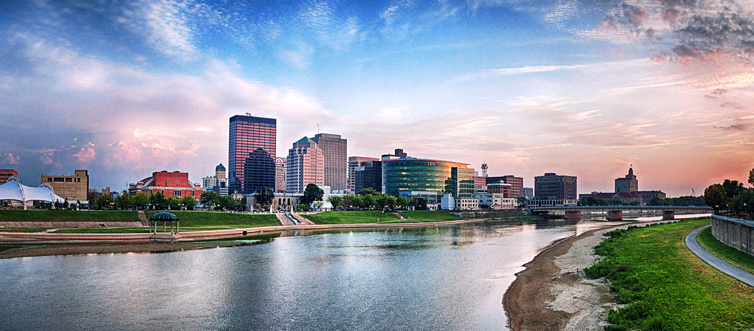 Dayton, Ohio at Dusk