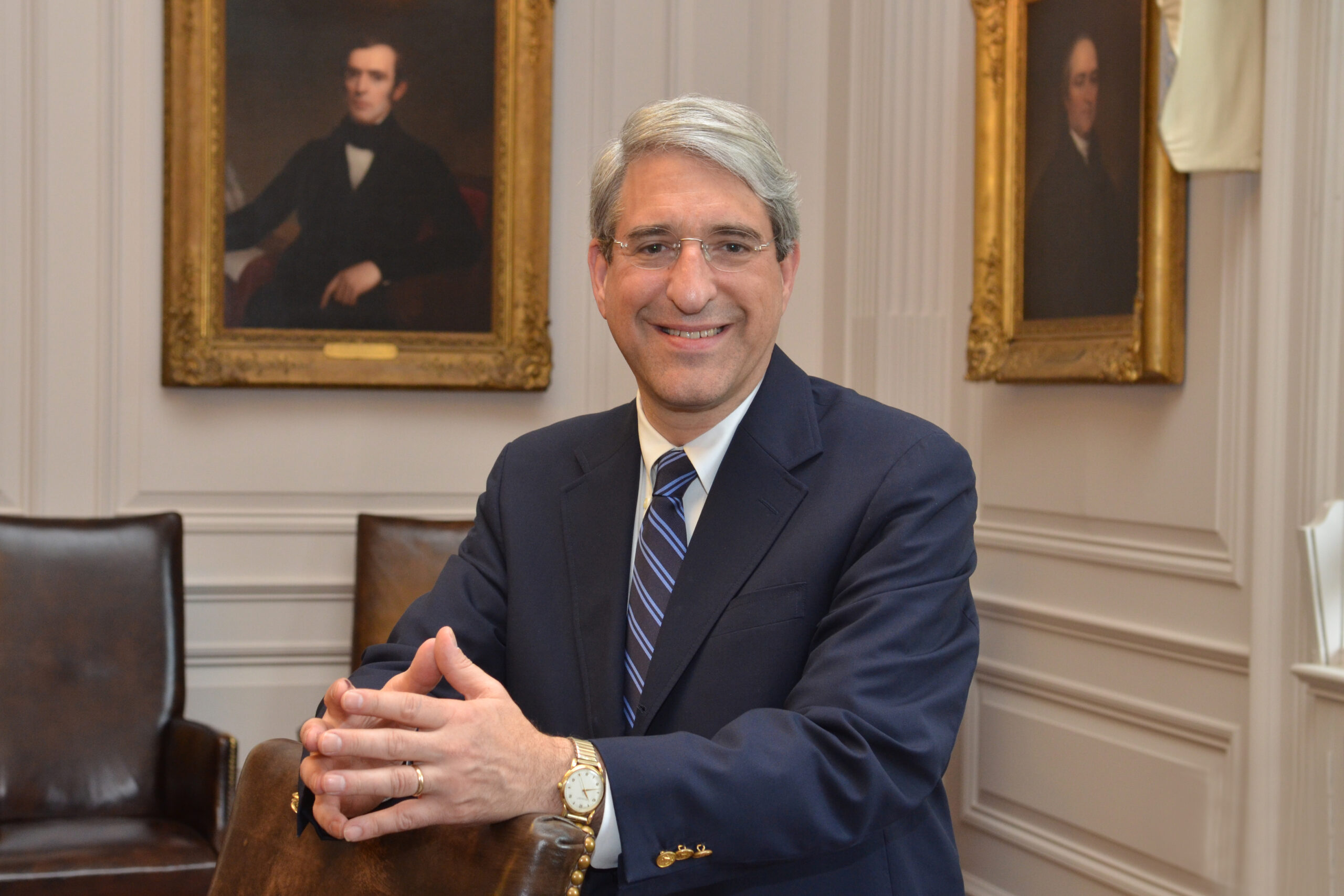 Peter Salovey's First Day as President at Yale