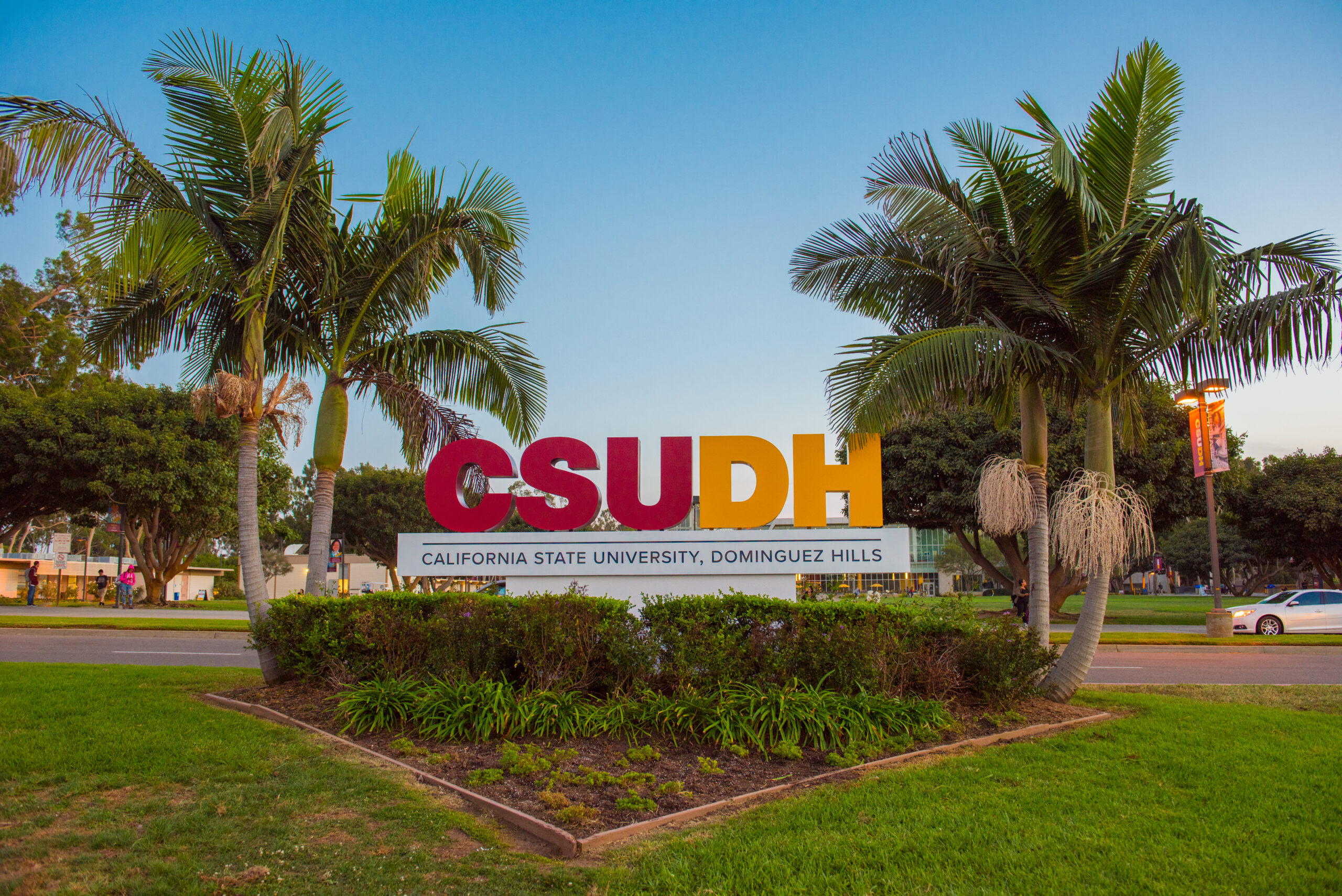 California State University, Dominguez Hill campus sign