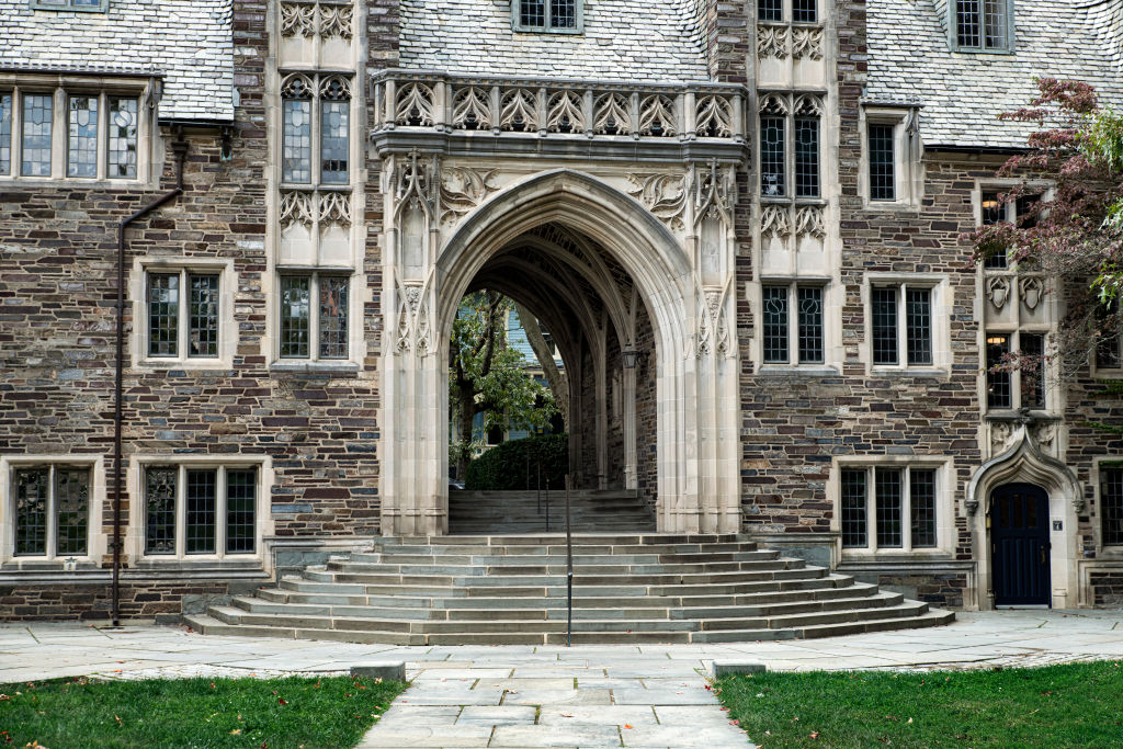Exterior of Lockhart Hall on the Princeton University campus.