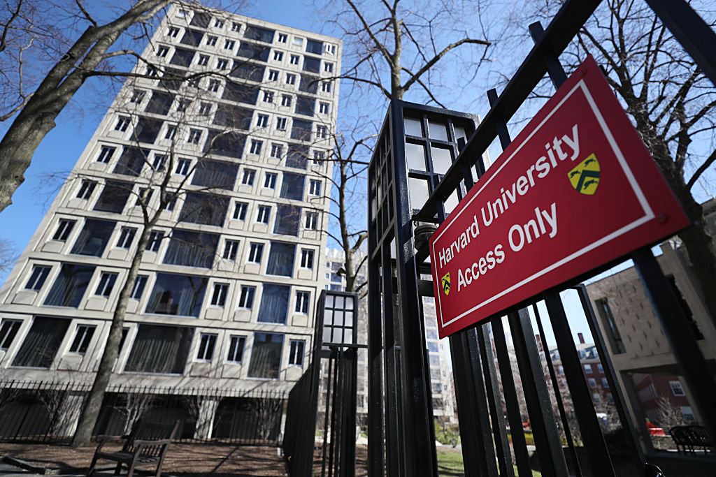 Exterior of the Leverett Towers dormitory at Harvard University.