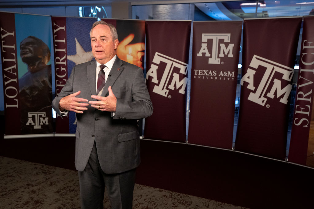 Texas A&M University Interim President Mark A. Welsh III