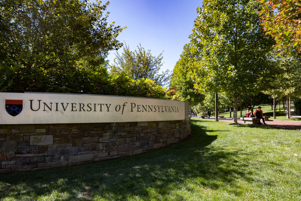 University of Pennsylvania campus sign